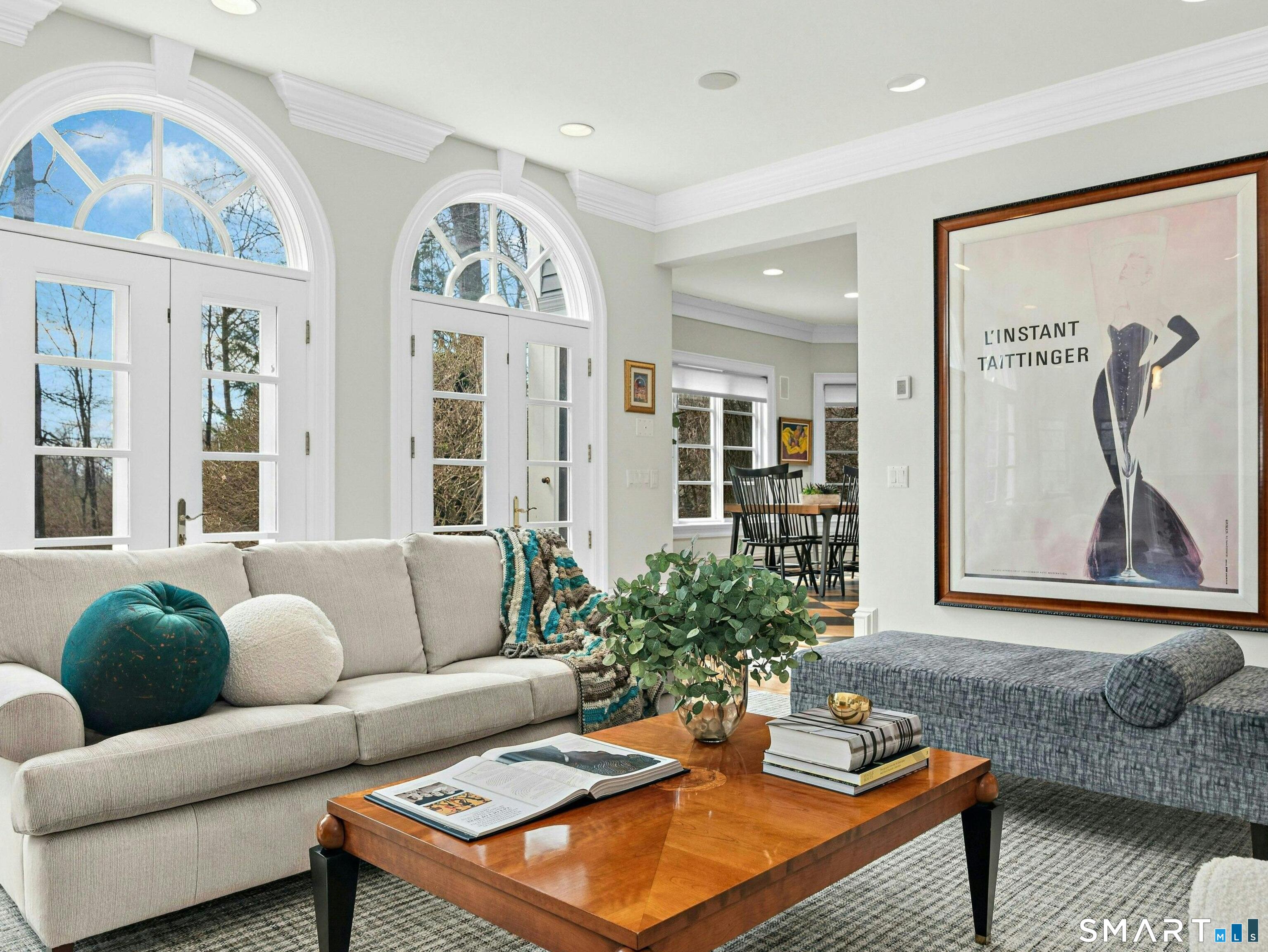 760 Smith Ridge Road New Canaan, CT 06840 - Photo 7 of 38 a living room with furniture and wooden floor