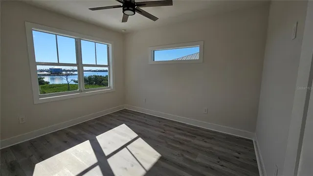 a view of wooden floor in a room