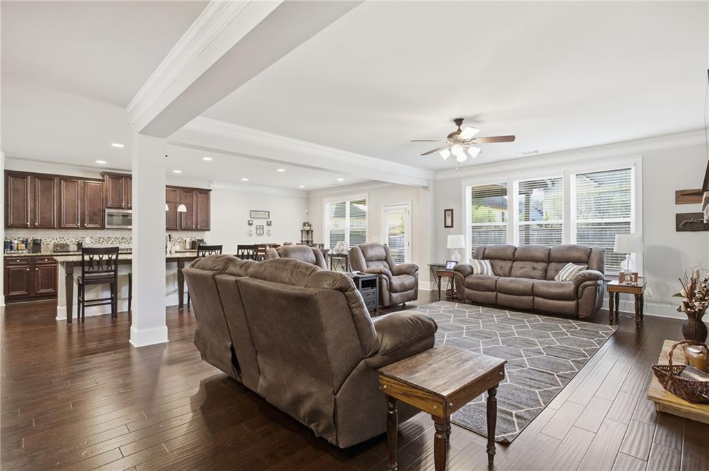 79 Gray Trail Acworth, GA 30101 - Photo 20 of 40 a living room with furniture kitchen and a table