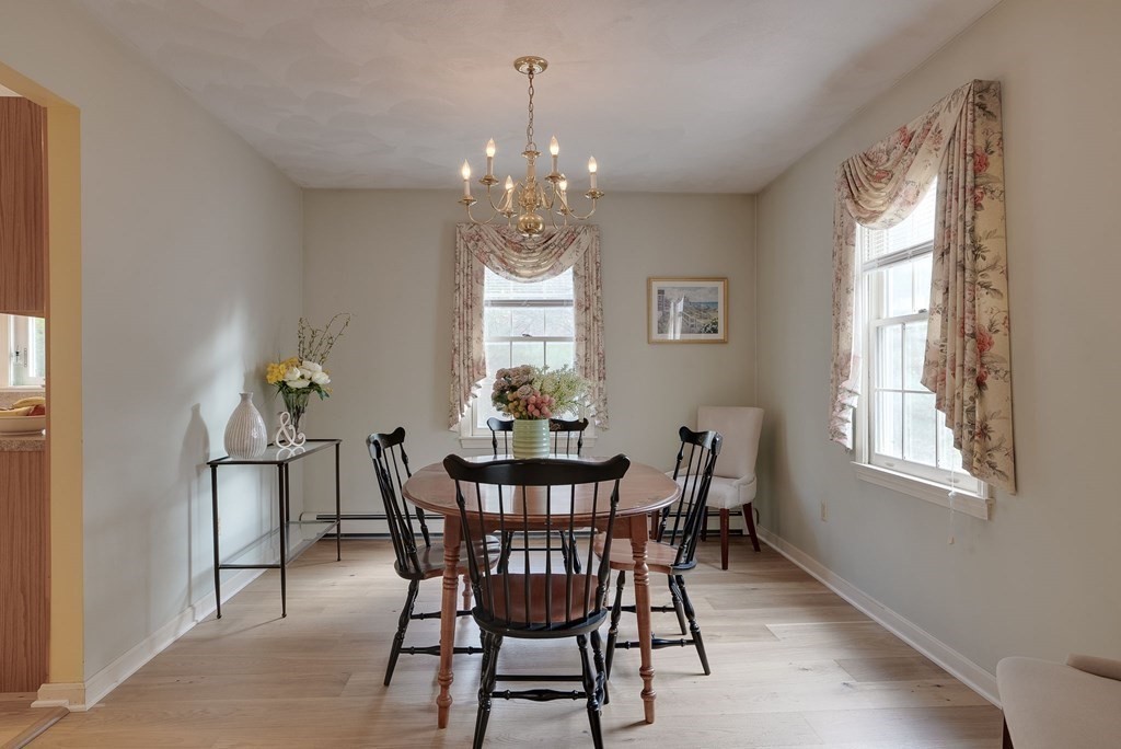 4 Carbone Circle Maynard, MA 01754 - Photo 10 of 38 a view of a dining room with furniture and chandelier