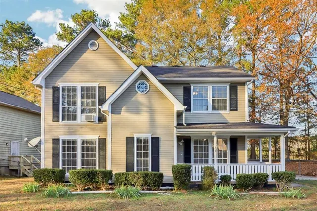 front view of residential houses