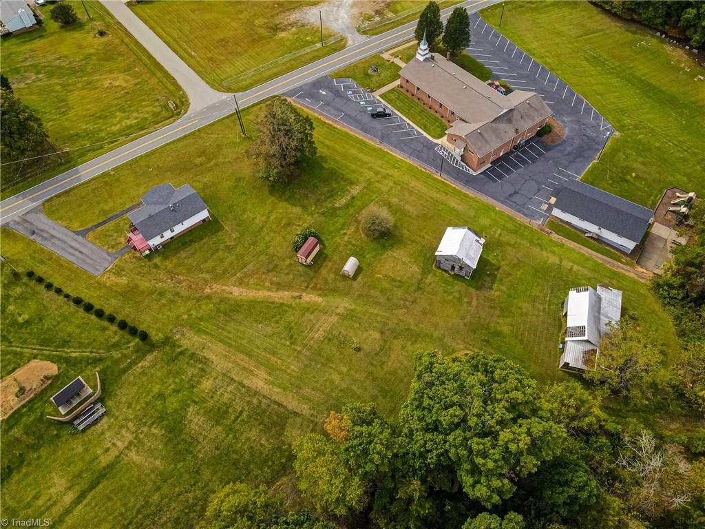 7881 Grapevine Road Lewisville, NC 27023 - Photo 39 of 45 AERIAL VIEW