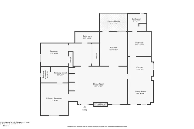 $325,000 | 1722 West Yuma Street, Phoenix, AZ 85007