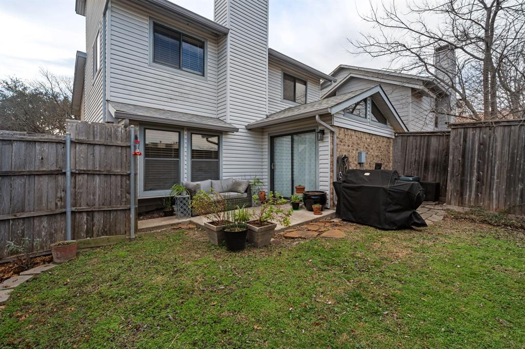 705 Via Miramonte Mesquite, TX 75150 - Photo 28 of 28 a view of a house with backyard and porch