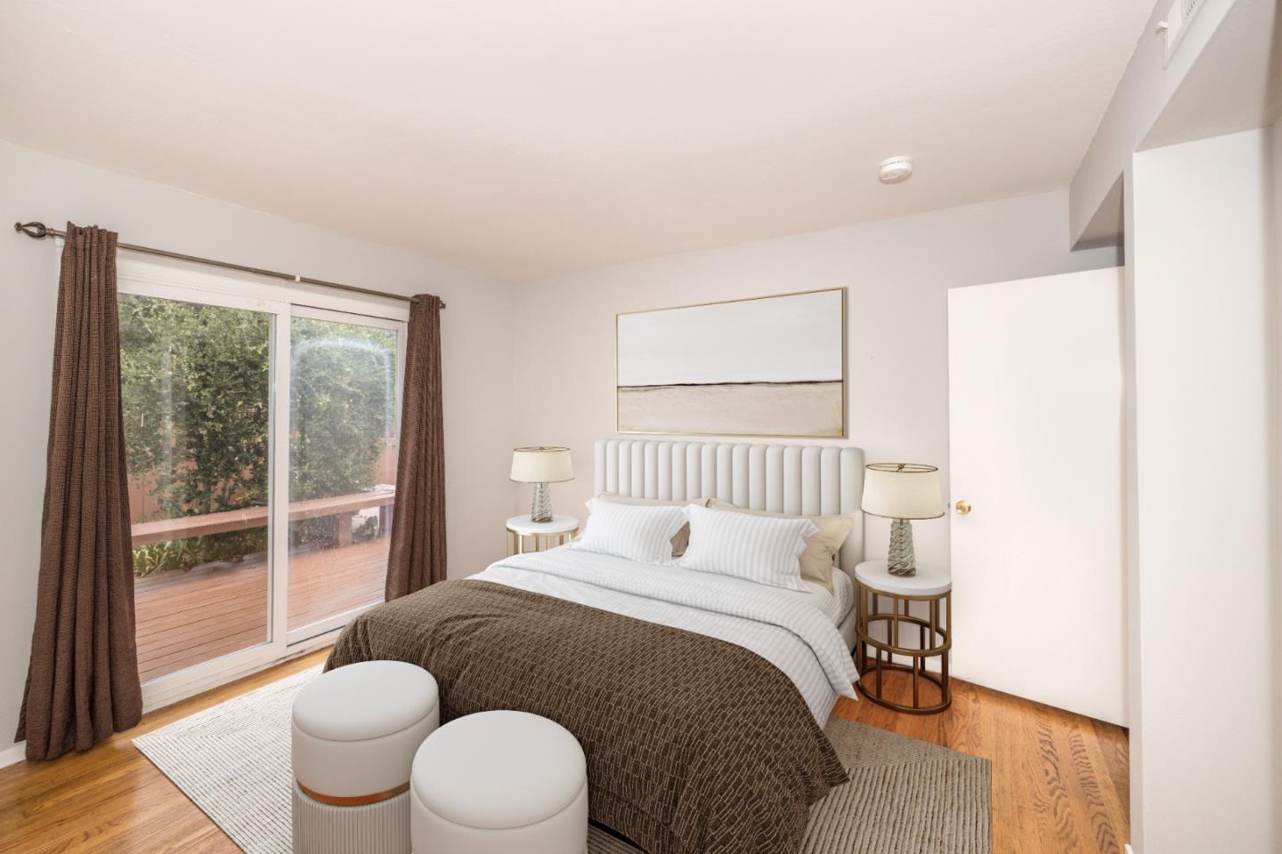 930 Sequoia Avenue Millbrae, CA 94030 - Photo 10 of 10 a bedroom with a bed and a large window