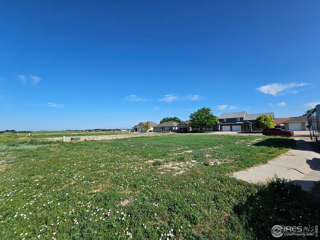 View from the SE corner of the property