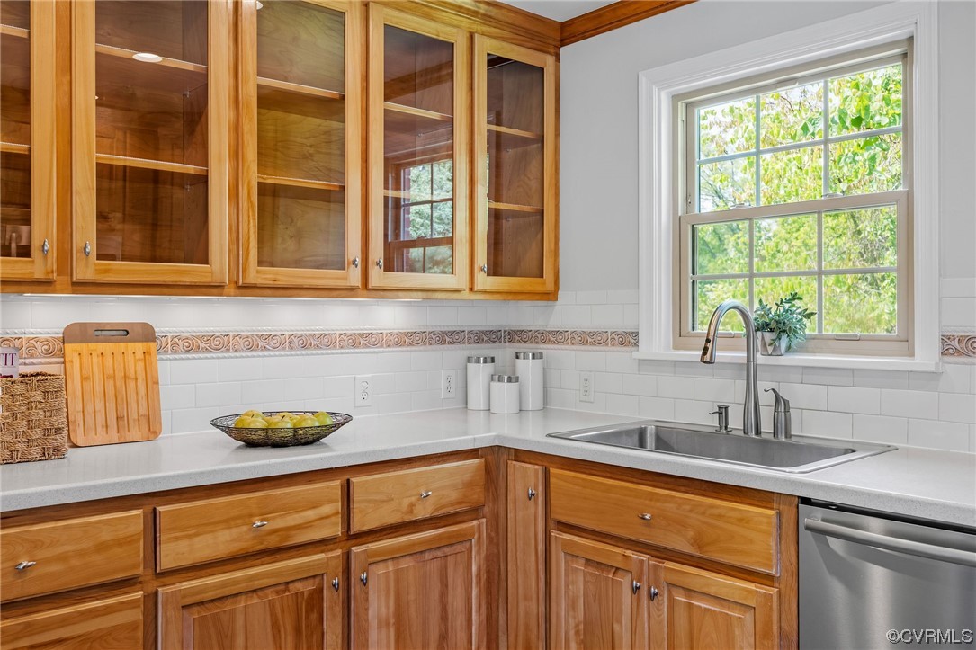 3917 Brook Road Richmond, VA 23227 - Photo 16 of 41 a kitchen with a sink and cabinets