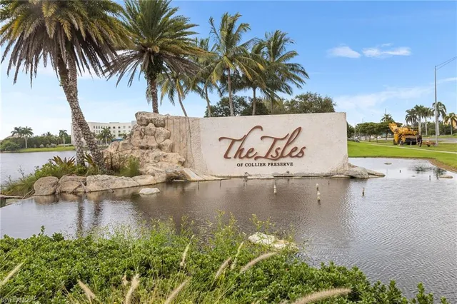 a view of a water with an outdoor space