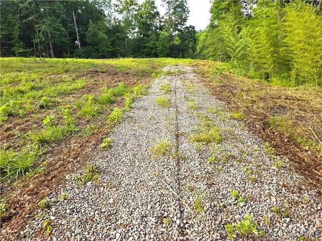 a view of a yard with a space