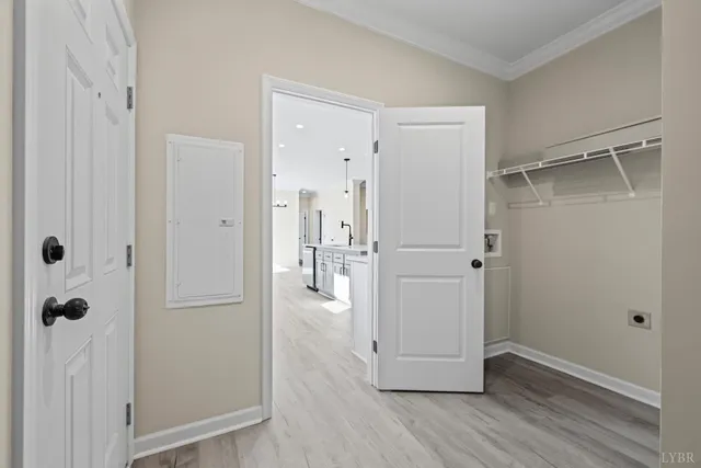 wooden floor in an empty room