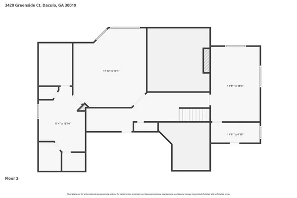$929,900 | 3420 Greenside Court, Dacula, GA 30019