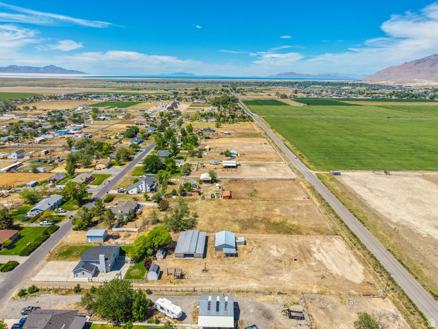 3732 Campbell Road Tooele, UT 84074 - Photo 65 of 69 Aerial perspective showcasing a residential area with varied lot sizes