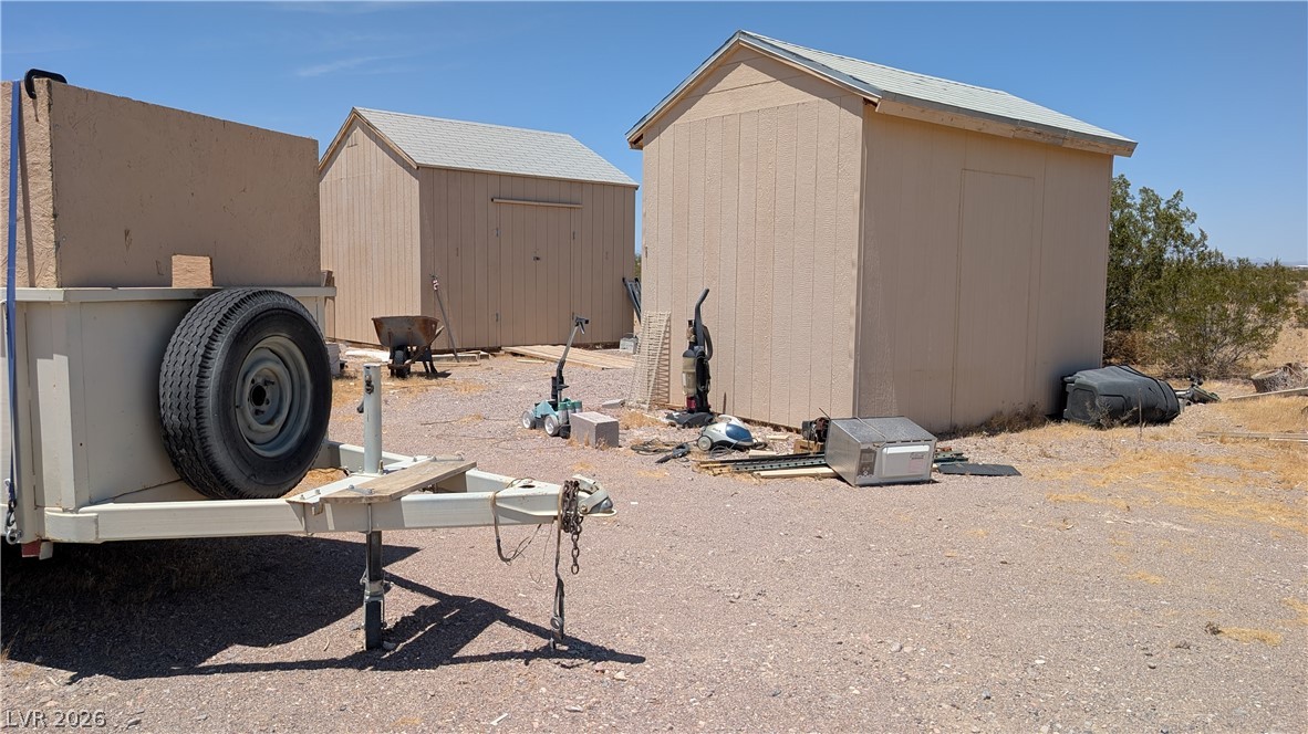 2586 South Miner Road Amargosa Valley, NV 89020 - Photo 6 of 10 Well house and storage shed.