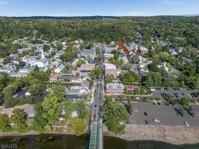 a view of city and mountain