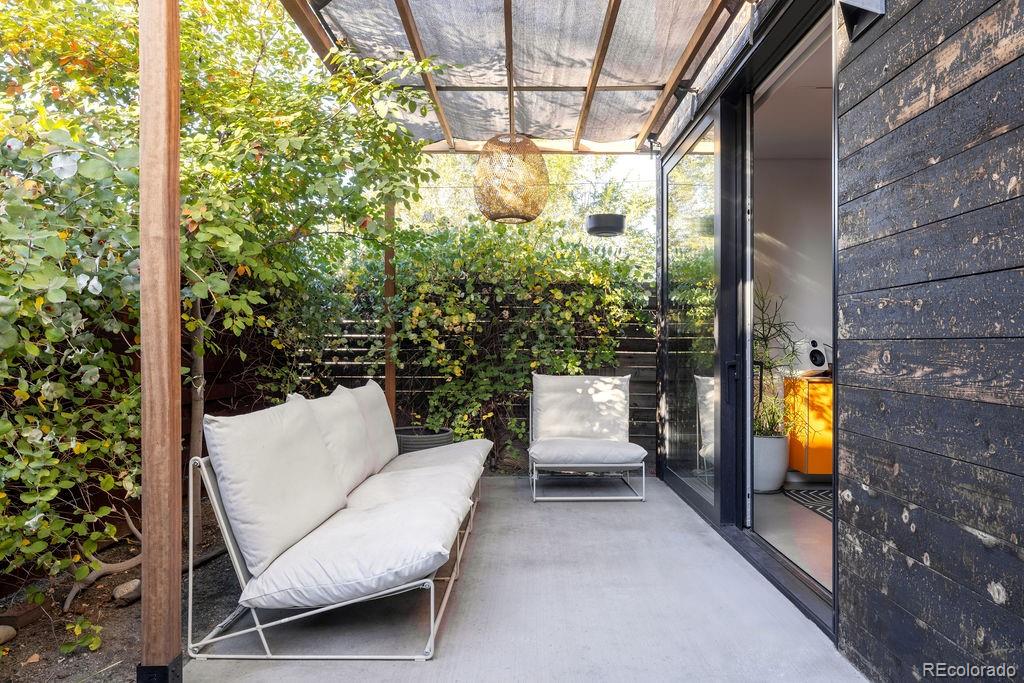 3837 High Street Denver, CO 80205 - Photo 28 of 46 a view of balcony with furniture