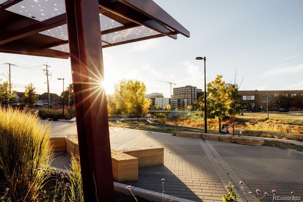 3837 High Street Denver, CO 80205 - Photo 41 of 46 a view of swimming pool with outdoor seating