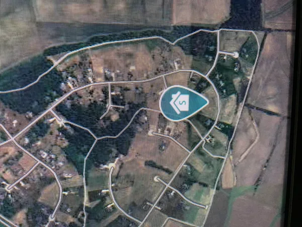 an aerial view of water heater room