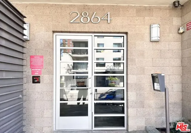 a view of front door