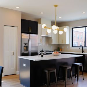 336 South School Street, Unit 336 Mount Prospect, IL 60056 - Photo 5 of 11 a kitchen with a sink cabinets and window