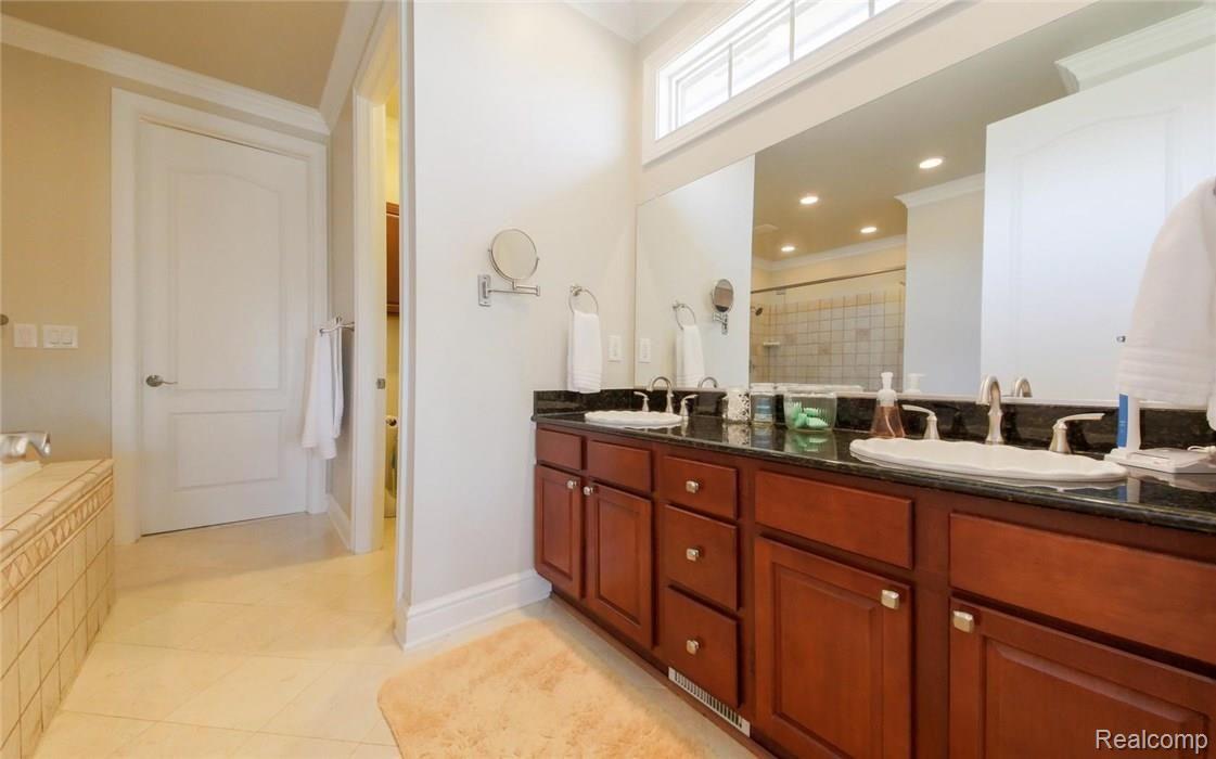7990 Antcliff Road Howell, MI 48855 - Photo 21 of 51 Well lit master bath.
