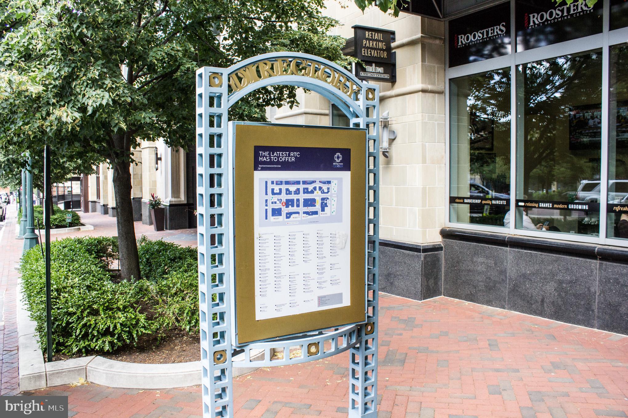 11990 Market Street, Unit 1301 Reston, VA 20190 - Photo 68 of 83 Reston Town Center Retail Directory