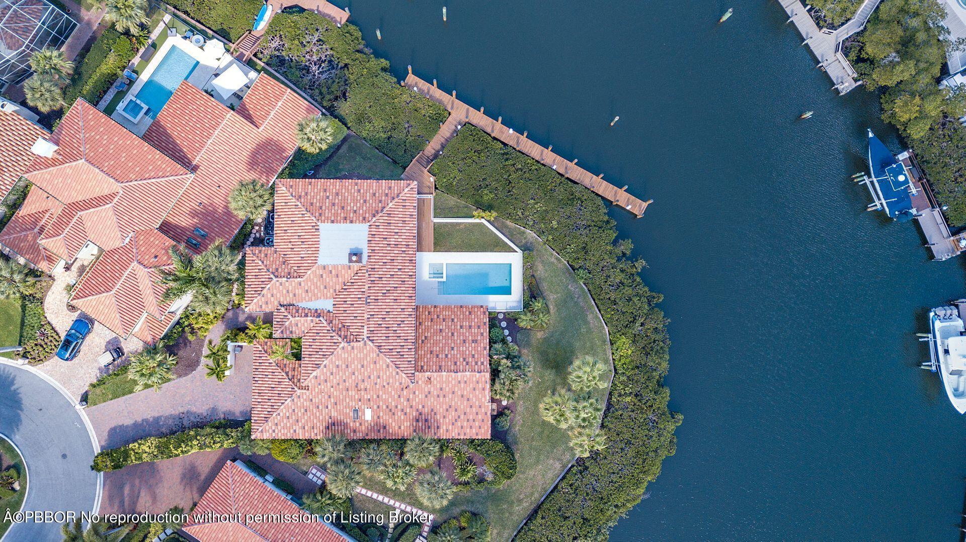 3299 Bridgegate Drive Jupiter, FL 33477 - Photo 47 of 48 an aerial view of house with outdoor space