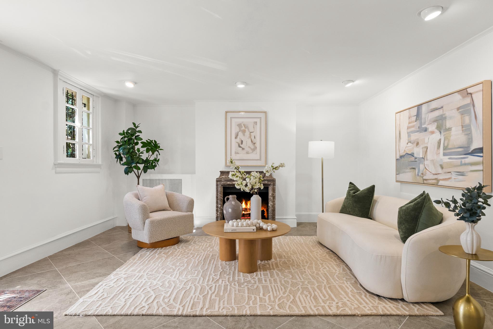 2125 Bancroft Place Northwest Washington, DC 20008 - Photo 3 of 48 a living room with furniture and wooden floor