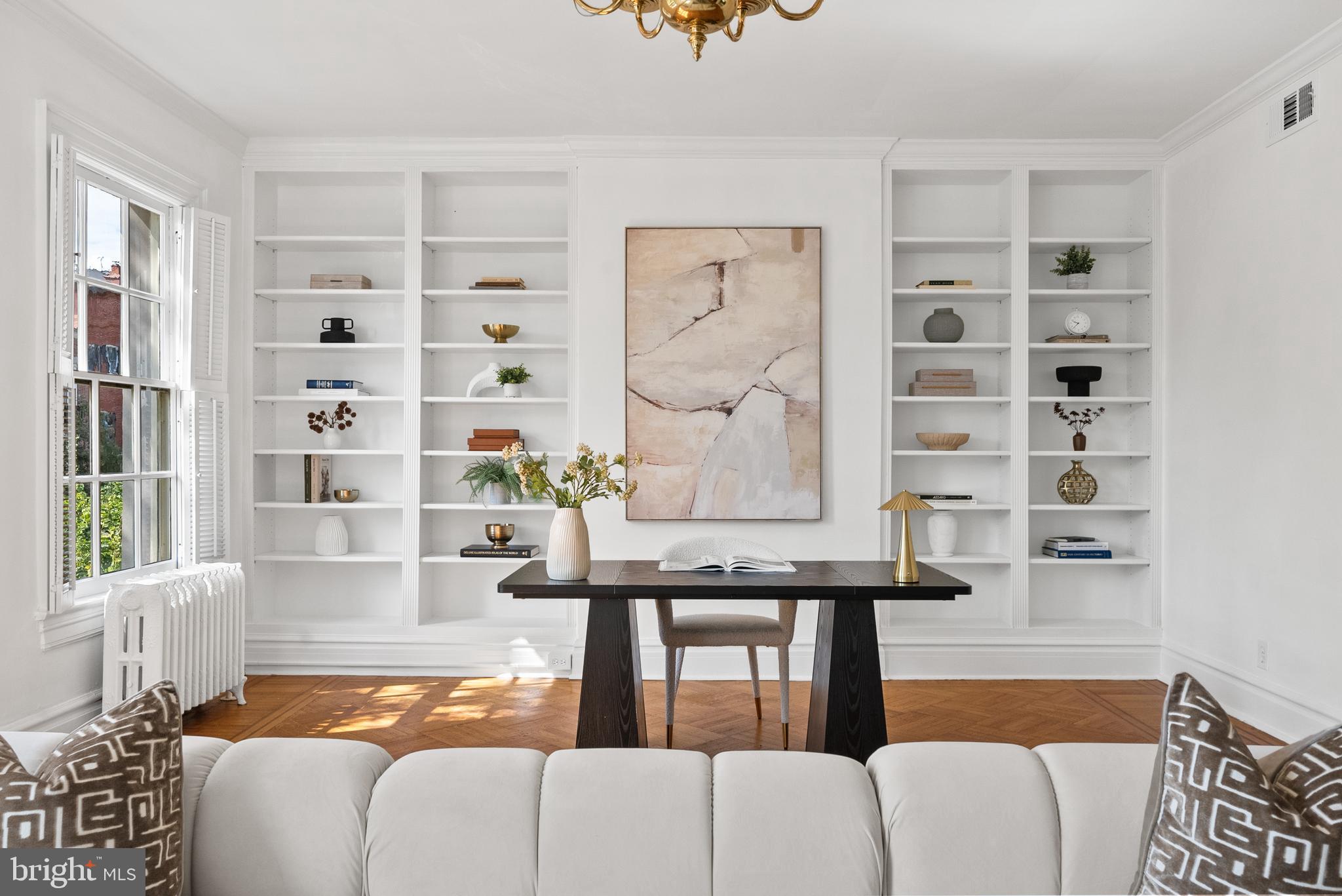 2125 Bancroft Place Northwest Washington, DC 20008 - Photo 33 of 48 a living room with furniture and a window