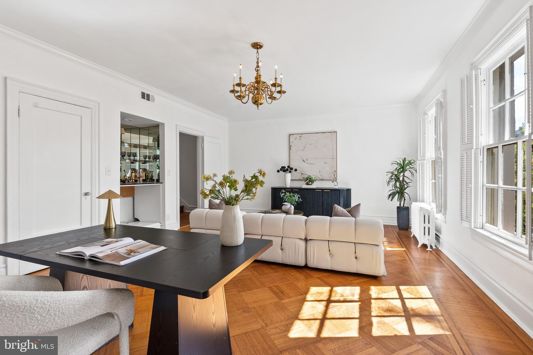 2125 Bancroft Place Northwest Washington, DC 20008 - Photo 34 of 48 a living room with furniture and a table