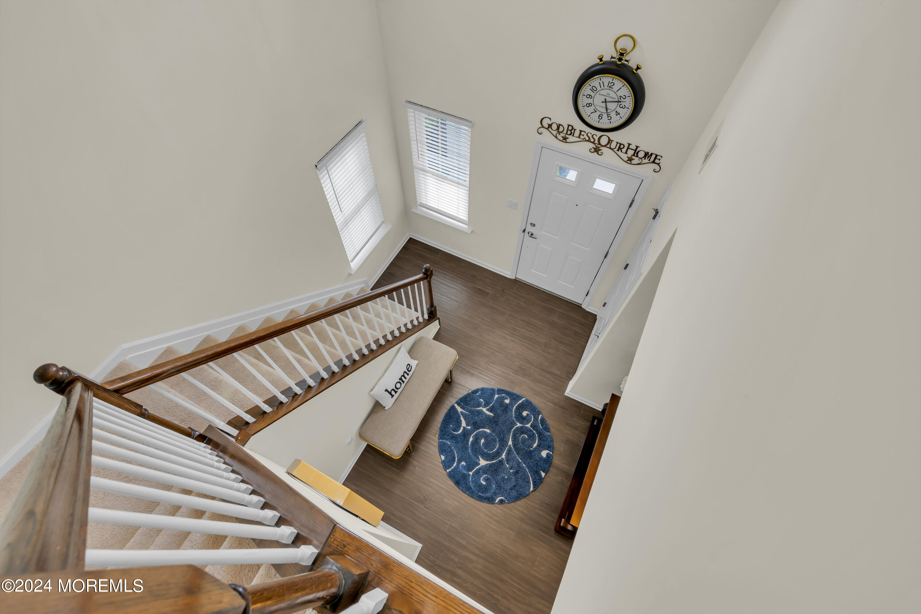 20 Rockingham Way Manchester Township, NJ 08759 - Photo 25 of 40 a view of stairs with wooden floor