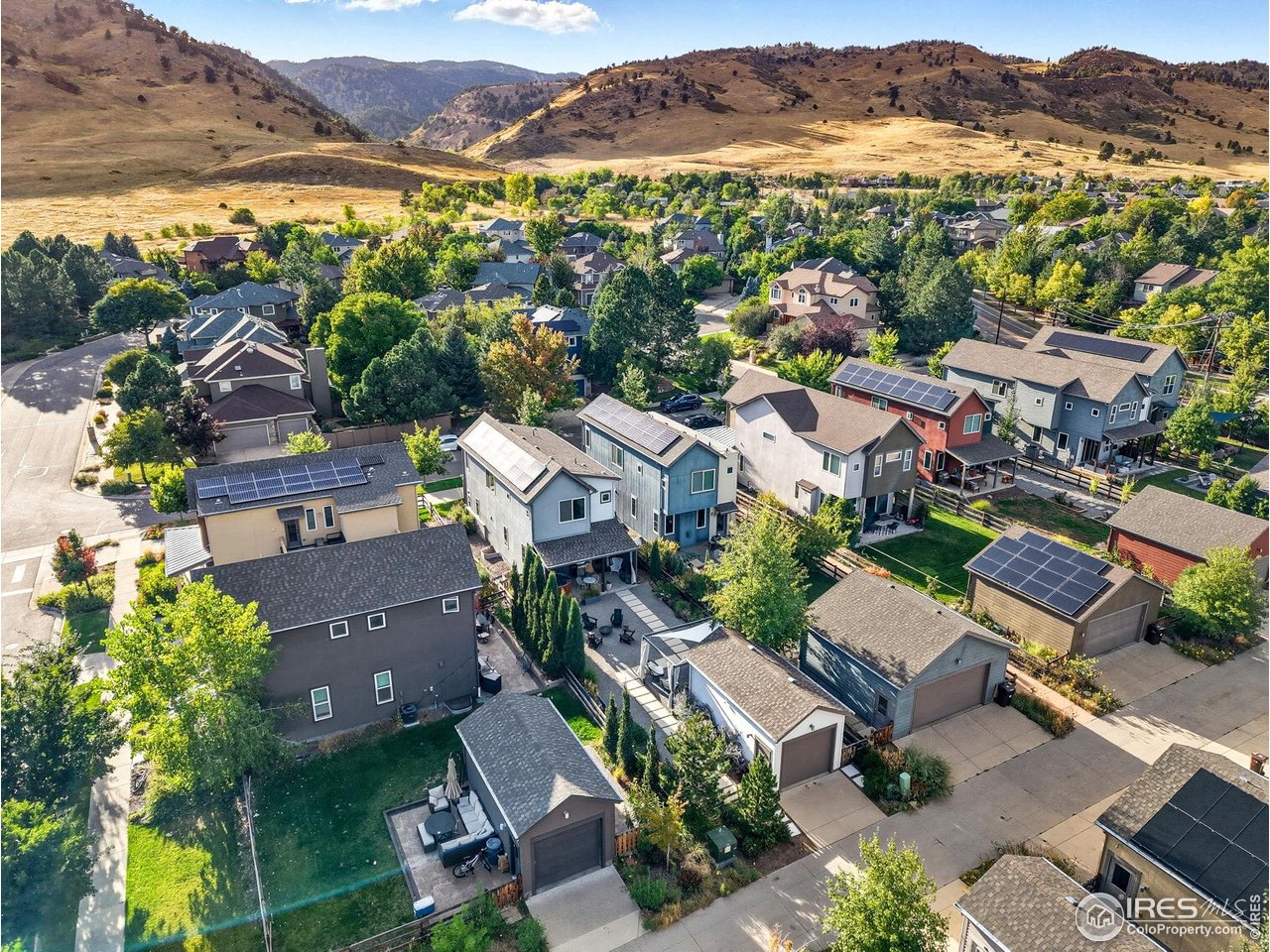 4740 8th Street Boulder, CO 80304 - Photo 45 of 50 an aerial view of residential houses with outdoor space