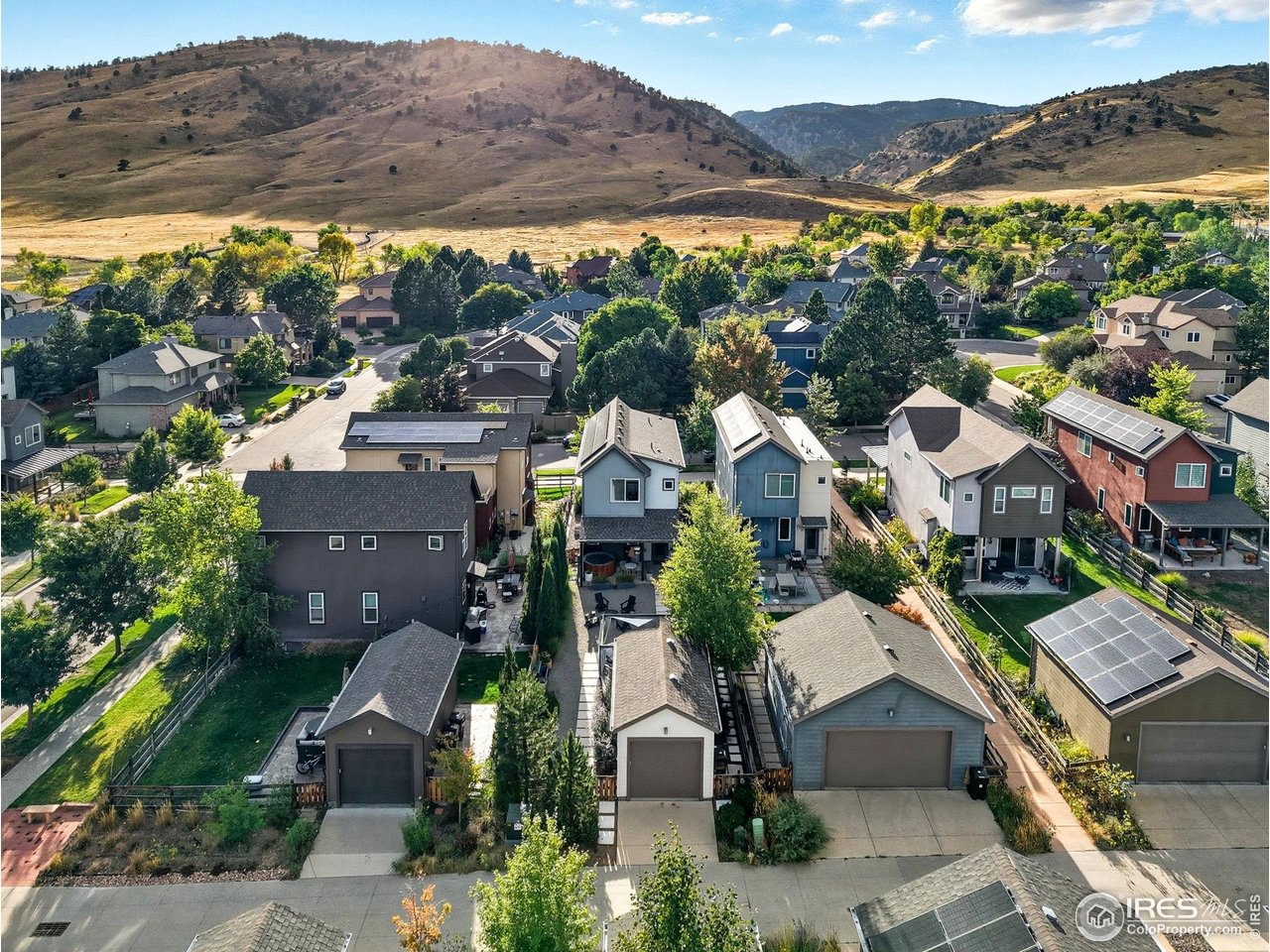 4740 8th Street Boulder, CO 80304 - Photo 46 of 50 an aerial view of residential houses with outdoor space