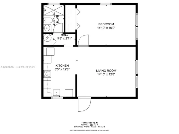 $2,200 | 2464 Southwest 22nd Street, Unit 5, Miami, FL 33145