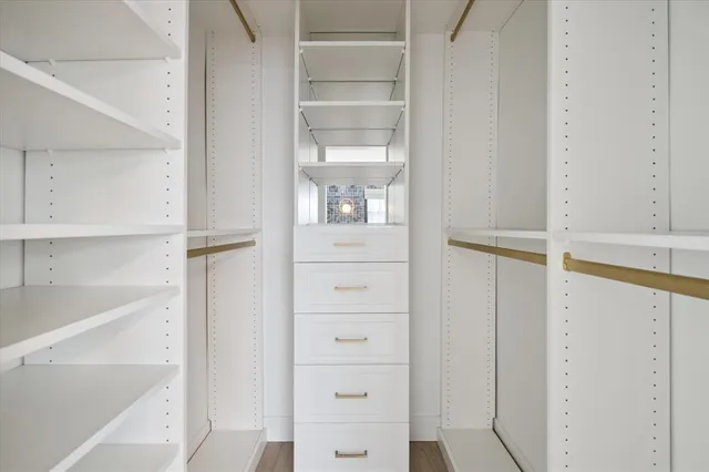 a view of a closet