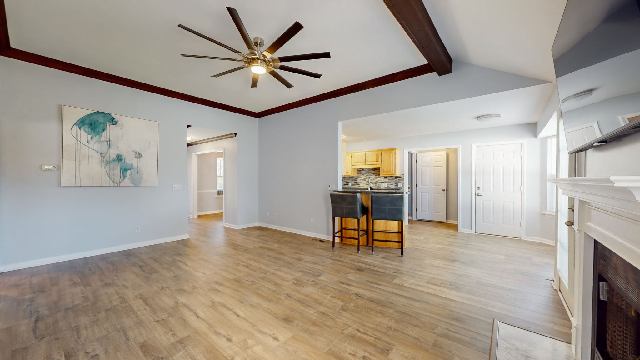 500 Sheath Circle Lebanon, TN 37087 - Photo 14 of 29 an empty room with furniture and a fireplace
