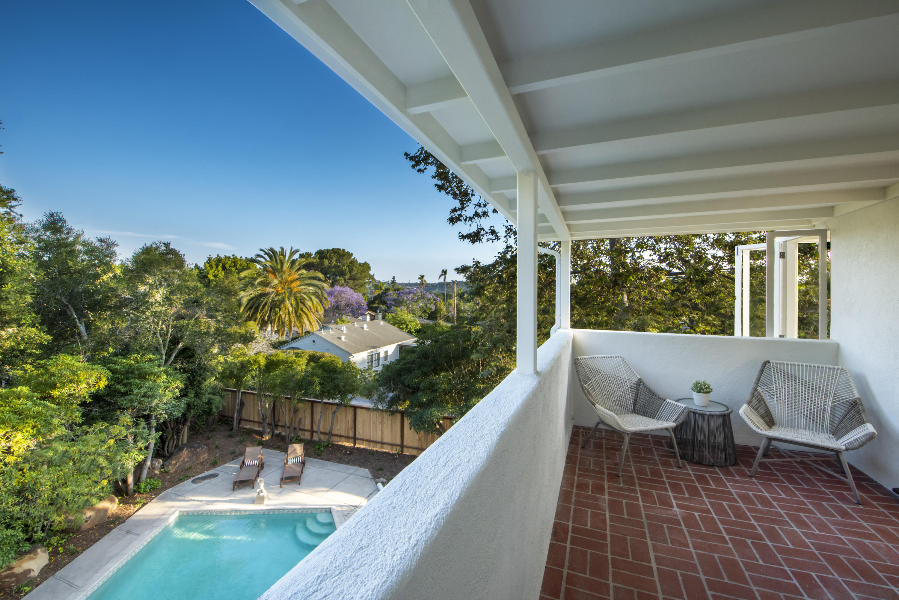 1817 Anacapa Street Santa Barbara, CA 93101 - Photo 16 of 19 a view of balcony with furniture