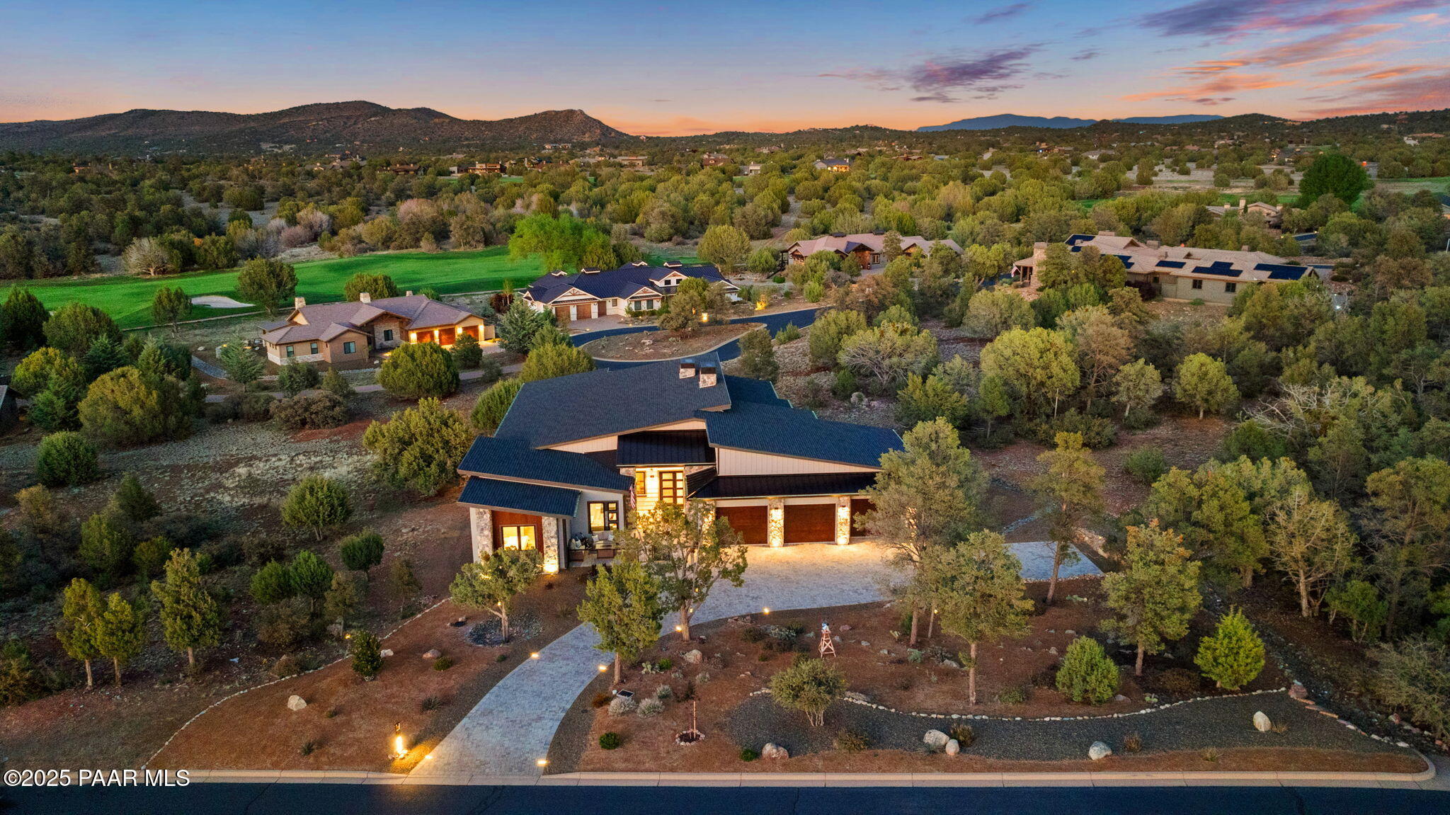 15425 North Talking Rock Ranch Road Prescott, AZ 86305 - Photo 4 of 101 4-Front Aerial TW