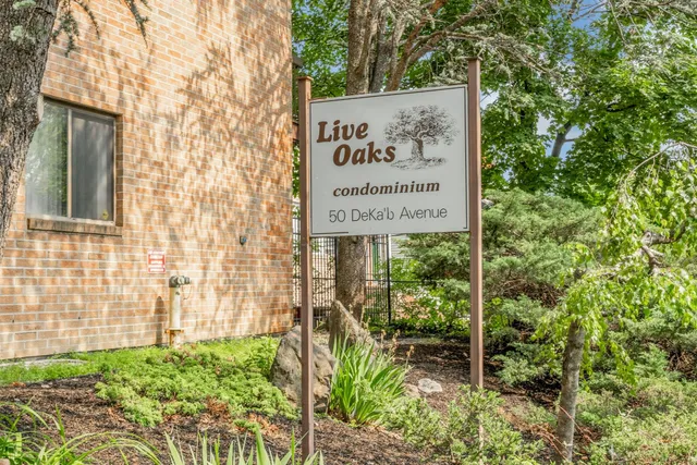 a sign on the side of a building