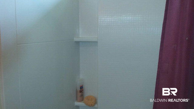 8877 Fall Court Mobile, AL 36695 - Photo 19 of 27 This is an easy access 5 FOOT wide shower!! There will be no bumping elbows in this shower. (Guest bathroom has tub.)