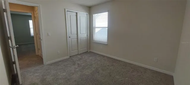 an aerial view of a house having outdoor space
