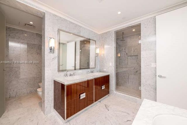 a view of a terrace with city view