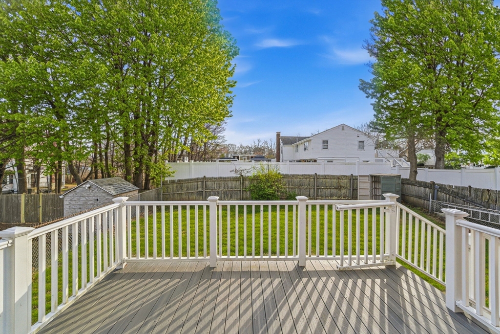 7 Carol Street Stoneham, MA 02180 - Photo 26 of 28 a view of a wooden roof deck