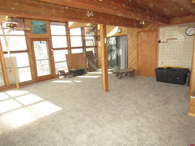 a view of an empty room