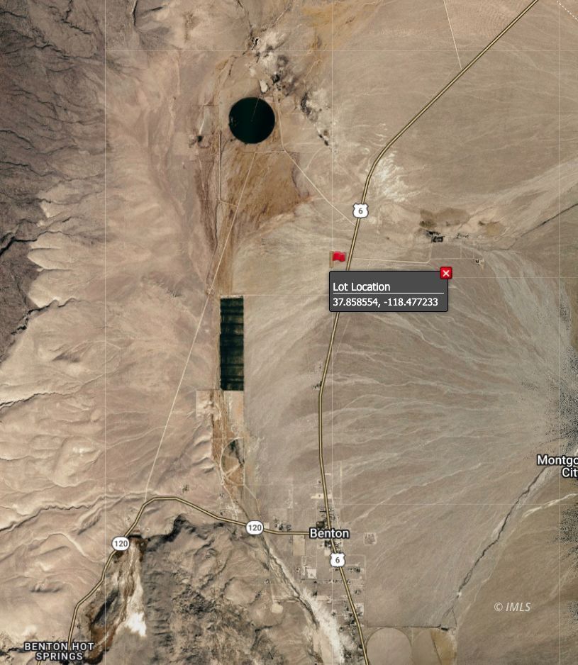 Pedro Ranch Road Benton, CA 93512 - Photo 3 of 3 Map of area