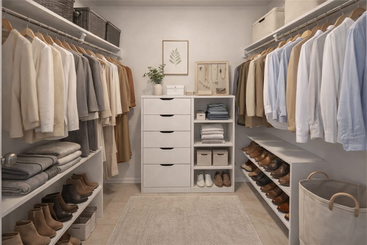712 Affazia Lane Georgetown, TX 78628 - Photo 28 of 40 a view of walk in closet with clothes and shoes