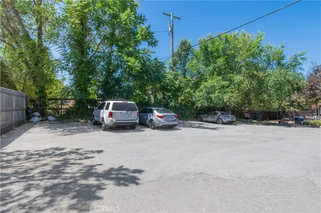 a car parked on the side of the road
