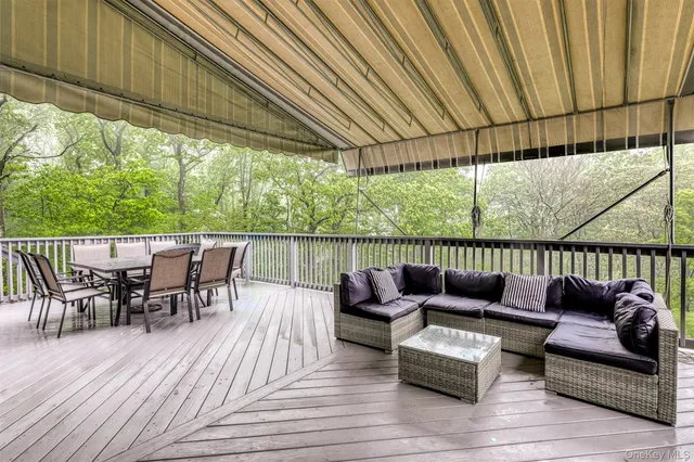 a view of outdoor space with a street