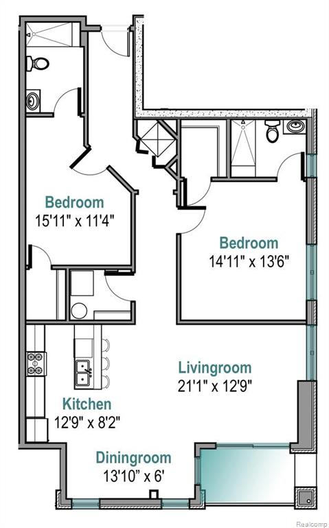 112 Walnut Boulevard, Unit 411 Rochester, MI 48307 - Photo 5 of 9