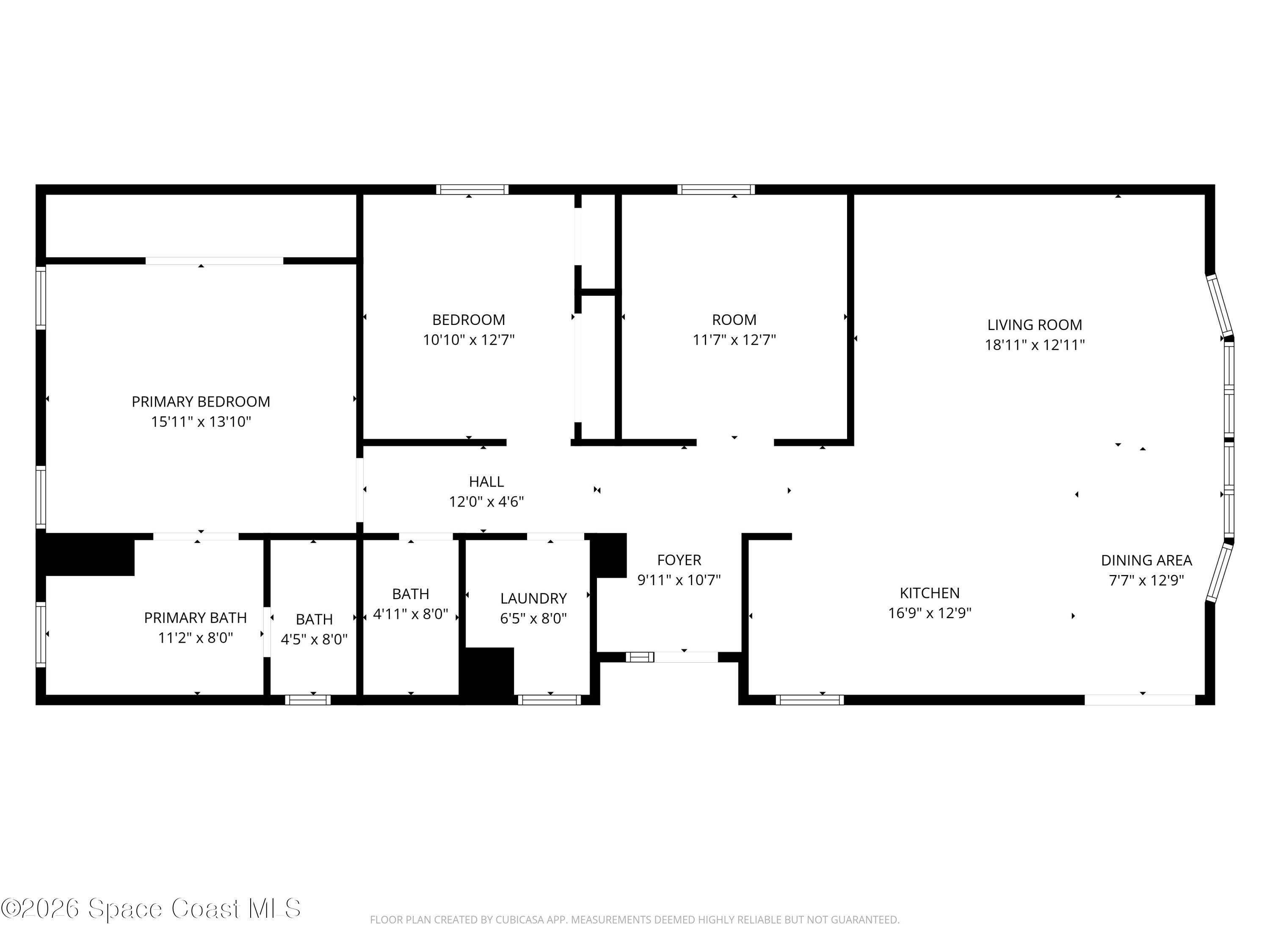 7505 Agawam Road Micco, FL 32976 - Photo 47 of 47 a picture of a floor plan