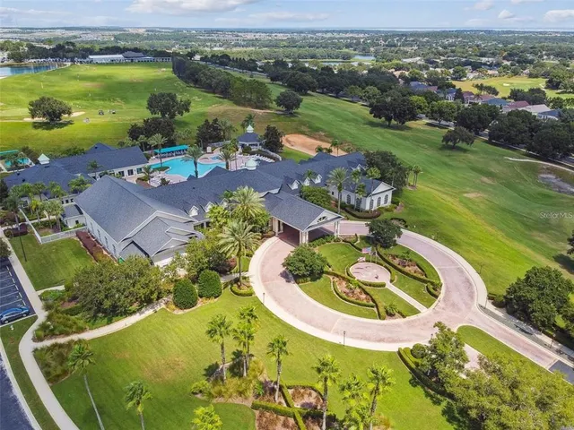 an aerial view of residential house with outdoor space